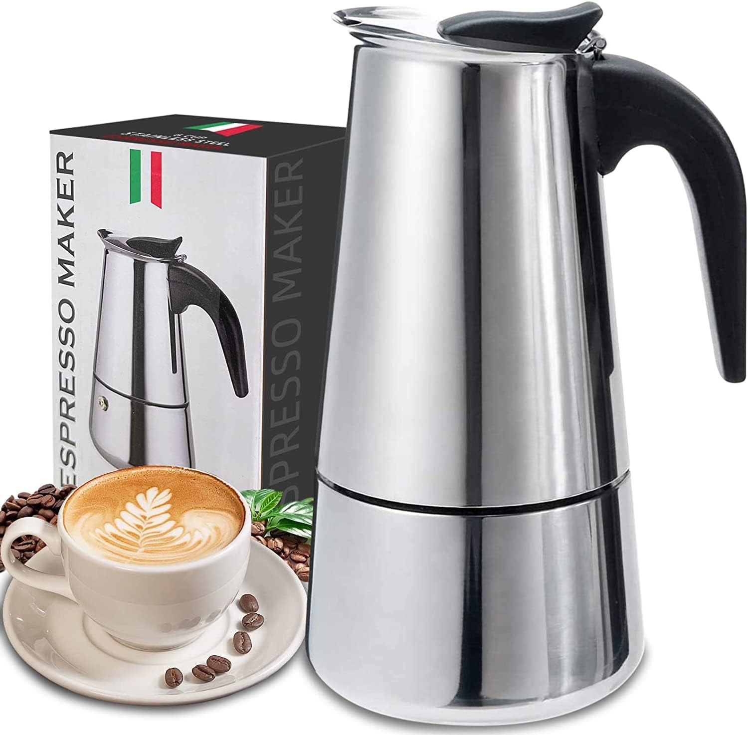 Quality Coffee Equipment - 4/6/9 ly Moka nồi Caffe máy
