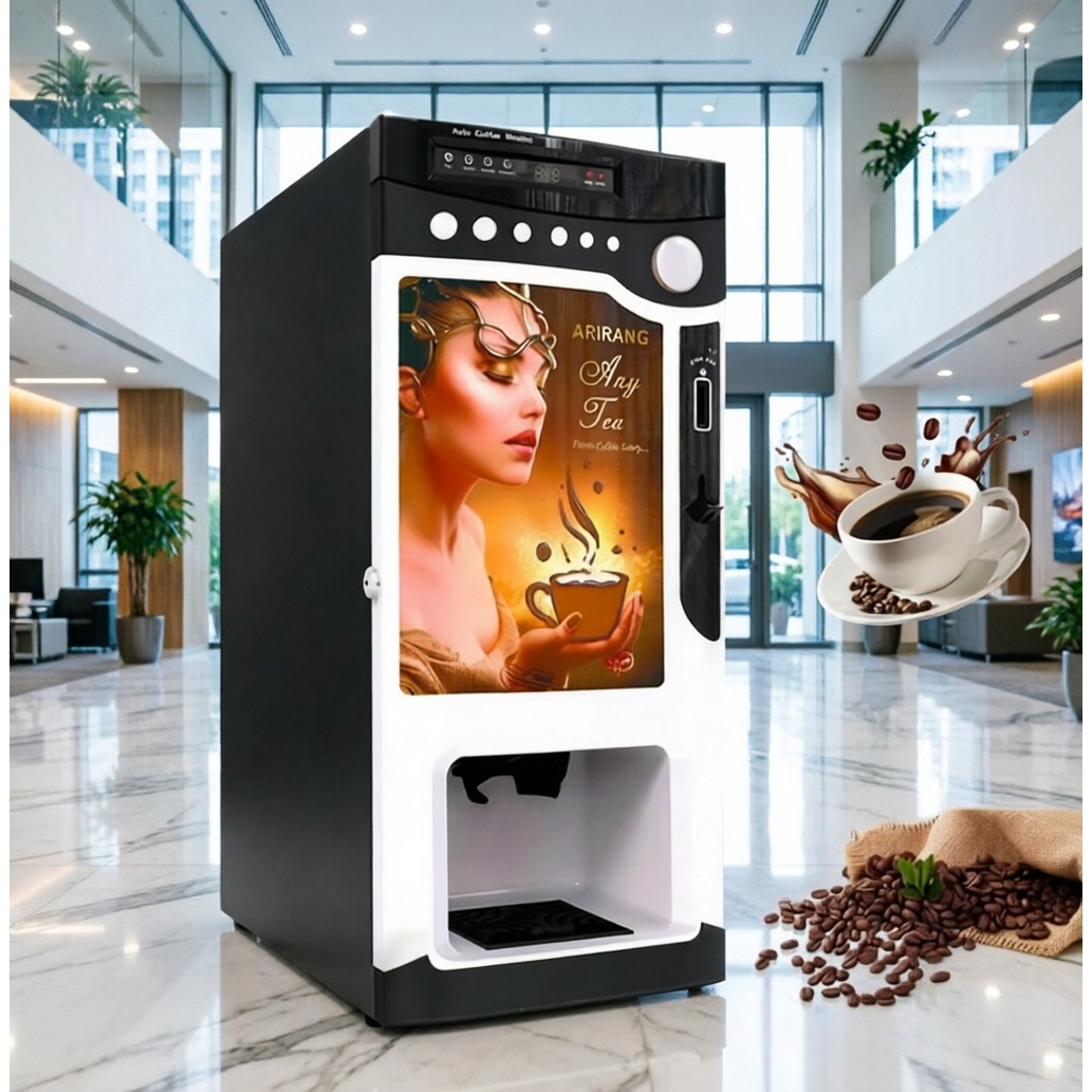 Vending Coffee Machine Touch S - đánh giá và giá Coffee Equipment Dropshipping