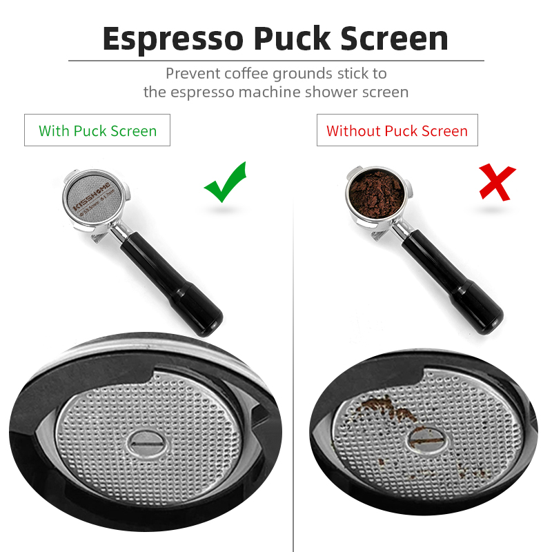 Coffee Puck Screen 51mm 53.5mm - đánh giá và giá Quality Coffee Equipment