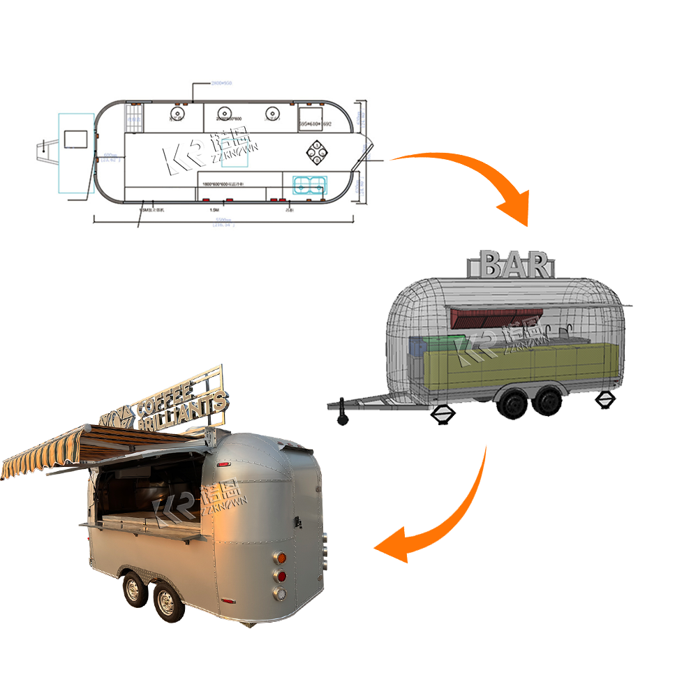 2026 New Design Mobile Food Tr - đánh giá và giá Coffee Shop Equipment