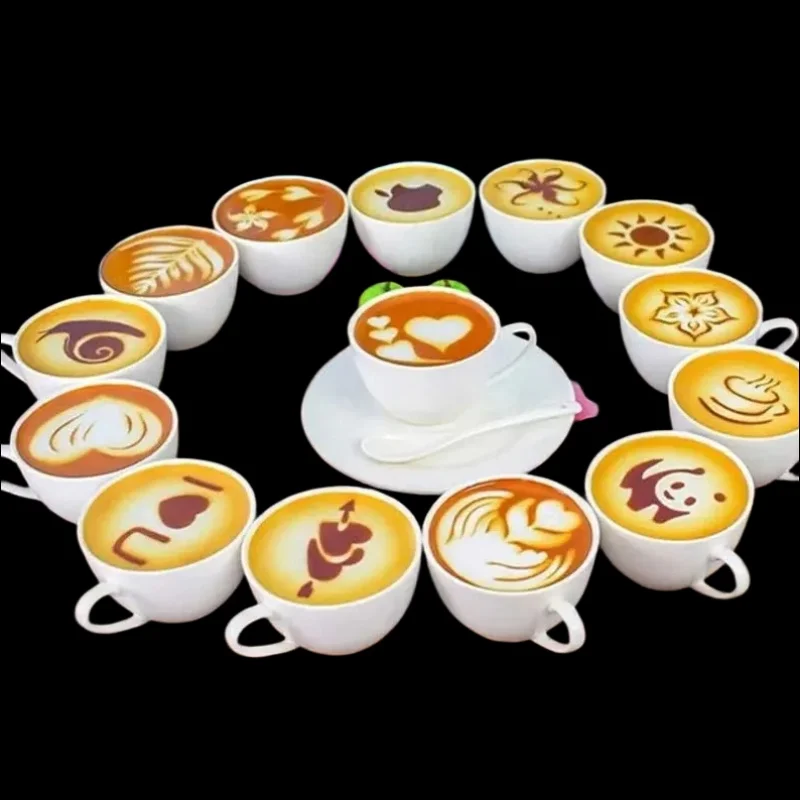 16Pcs/Set Coffee Mold Latte Ca - đánh giá và giá Coffee Shop Equipment