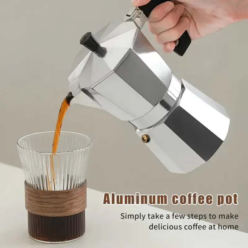 Classic Aluminum Moka Pot 50-3 - đánh giá và giá Quality Coffee Equipment